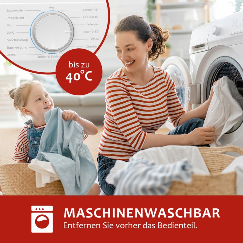 PROFI CARE couverture chauffante électrique PC-WZD 3061, gris, 130×180 cm, 10 niveaux de température
